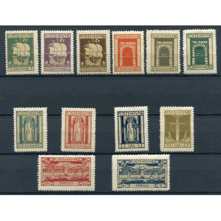 1923 Fiume San Vito + espressi n.E7/8 mnh - mh Cat. 294