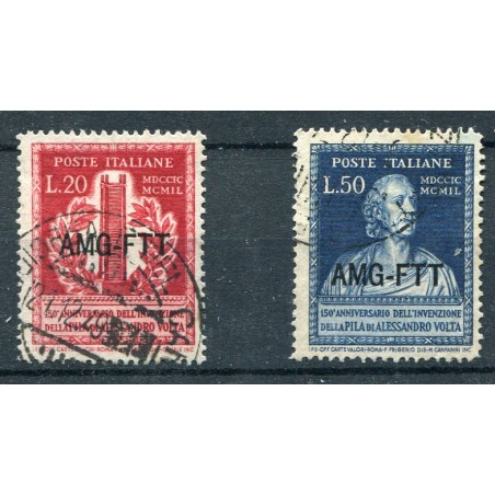 1949 Trieste A - Alessandro Volta n.52/53 usati