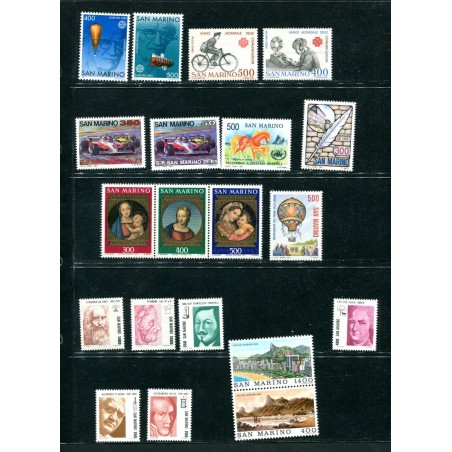 1983 - SAN MARINO ANNATA COMPLETA  MNH HNT157