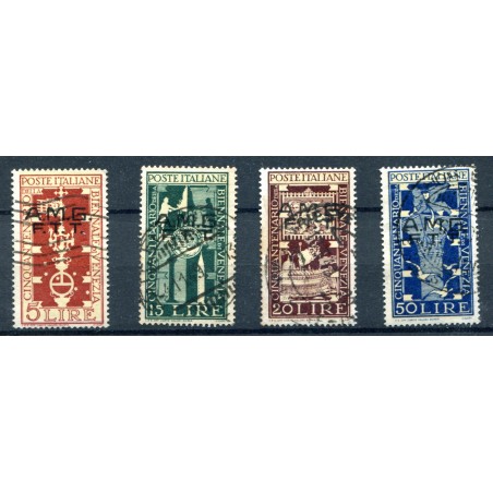 1949 Trieste A Biennale n.35/38 usati