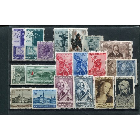 	1954 ITALIA  ANNATA CPL  MNH ONT706