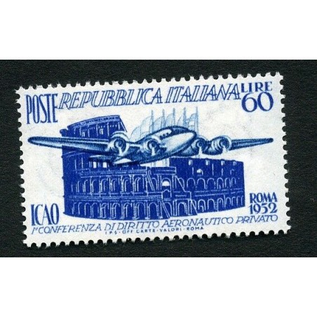 1952 Italia Repubblica ICAO n.697 MNH