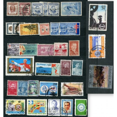 PHILIPPINES SMALL LOT OF STAMPS USED