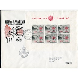 1962 San Marino FDC Europa