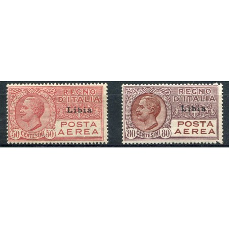 1928/29  Libia Posta Aerea n.1/2 mnh Cat. 350