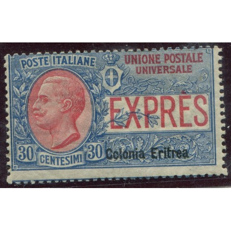 1907/21 Eritrea Espresso, n. 2 MNH Cat. € 280.