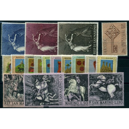 1968  SAN MARINO ANNATA .   MNH  INT411