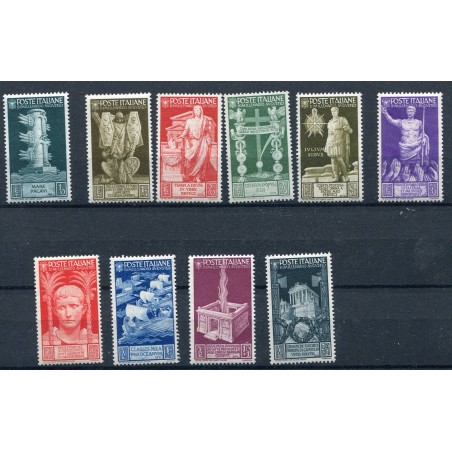 1937 Italia Augusto n.416/25 MNH Cat. 400