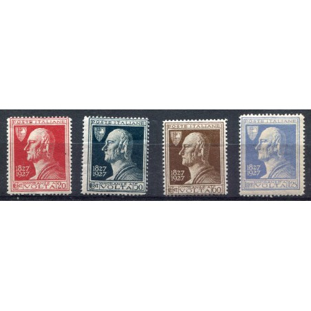 1927 Italia Volta n.210/13 MNH Cat. 85