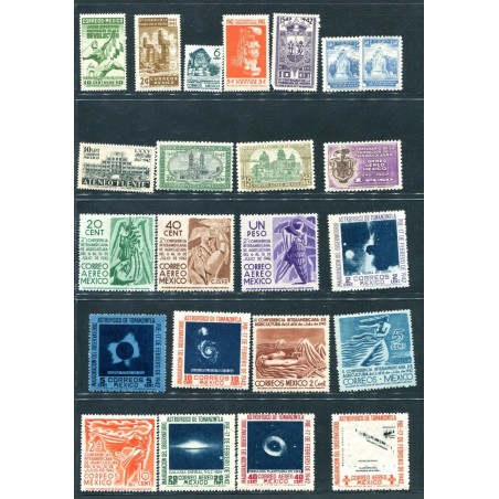 1939/42 MEXICO - MESSICO + AIR MAIL MH  MNH    F020