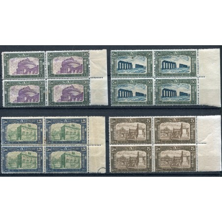 1930 Italia Regno Milizia 3° n.272/75 MNH in quartina Cat. 460