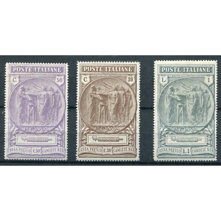 1923 Italia Camicie Nere n.147/49 MNH Cat. 325