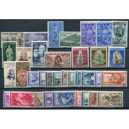 1950 Italia Repubblica annata cpl  MNH Cat. 615