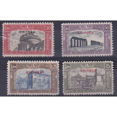 1929 Eritrea Milizia II° n.138/41 MH Cat. 40