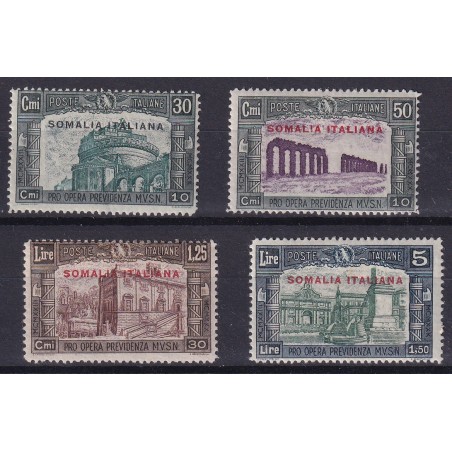 1930 Somalia Milizia III° n. 140/43 MH Cat. 400