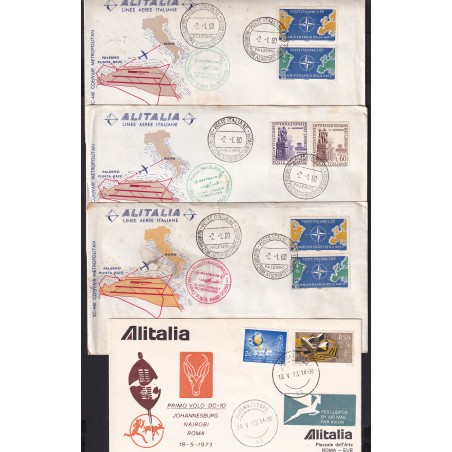 Alitalia 1960/84 Insieme di n.18 buste .