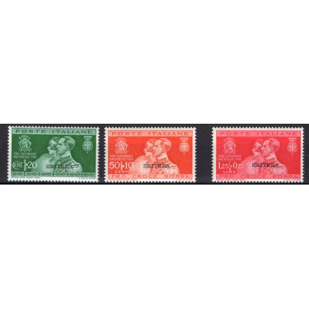 1930 Eritrea Nozze Umberto n.152/54 MNH