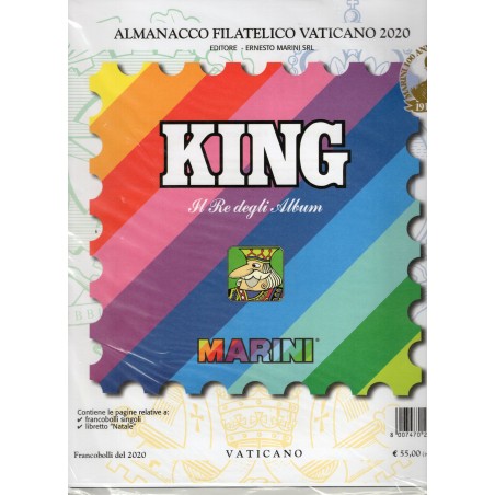 2018 Vaticano Fogli di aggiornamento  Marini King nuovi