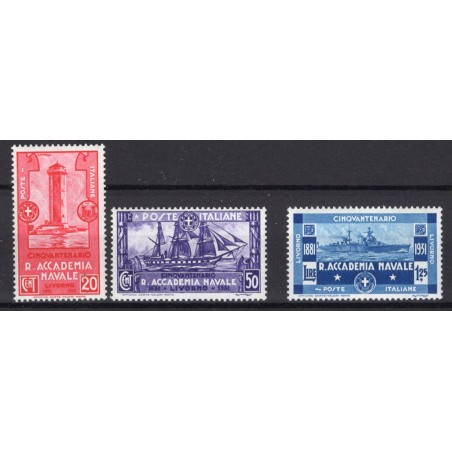 1931 Italia Accademia Navale n. 300/02 MNH Cat. 240