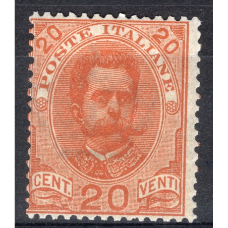 1891/96 Italia Umberto I° c.20 arancio n. 61 MHH Cat. 35