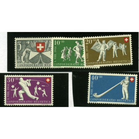 1951 SVIZZERA PROPATRIA MNH