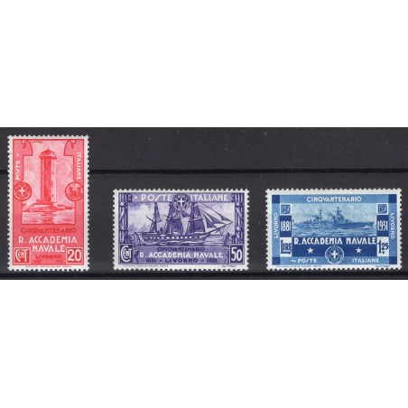 1931 Italia Accademia Navale n. 300/02 MNH Cat. 240