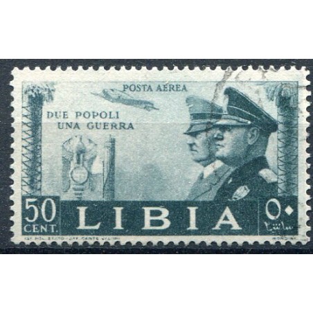 1941 Libia Fratellanza d'Armi n. A45 usato  annullo non garantito.