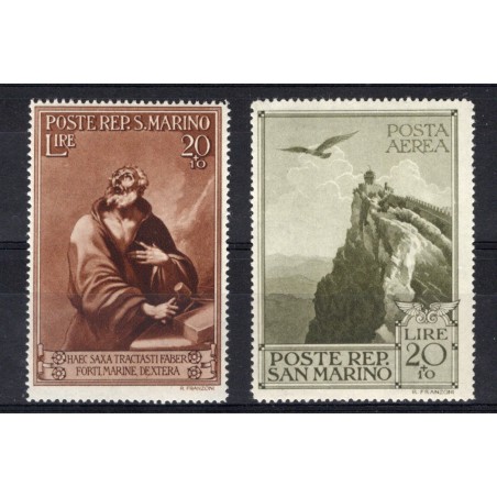 1944 San Marino Pro Case Popolari n.277+A48 MNH