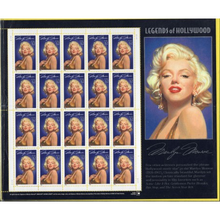 1995 U.S.A. Marilyn Monroe Minifoglio