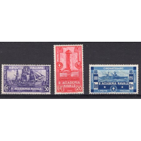 1931 - Italia Regno Centanario della R. Accademia navale - MNH/MH