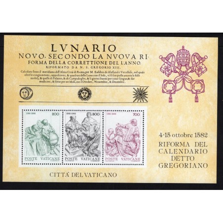 1982 Vaticano Foglietto Salviamo Venezia MNH