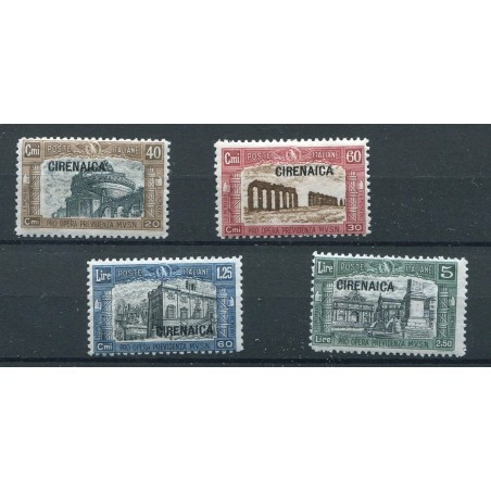 1927 CIRENAICA MILIZIA I° N.38/41 MNH  D657