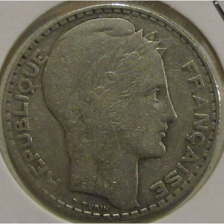 1933 Francia 10 Franchi Argento