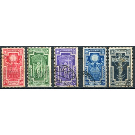 1933 Anno Santo n. 343/49 usati Annulli non garantiti Ct. 375.00