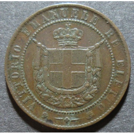 1859 Vitt. Emanuele II Re Eletto Cent. 5