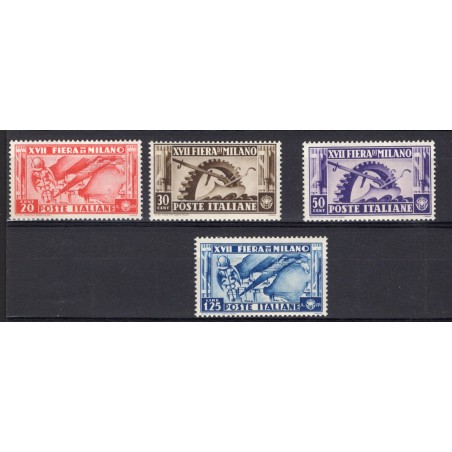 1936 Italia 17° fiera di Milano MNH