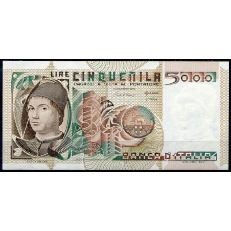 Lire 5.000 Antonello da Messina 01/07/1980 FDS