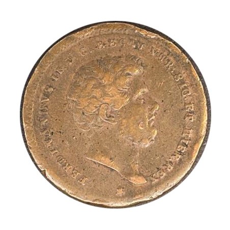 Ferdinando II 1848 - 2 Tornesi, Gigante n. 253