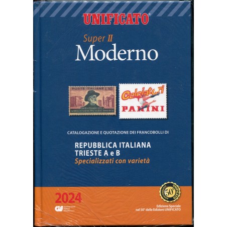 Catalogo Unificato Super II Moderno, anno 2024, NUOVO