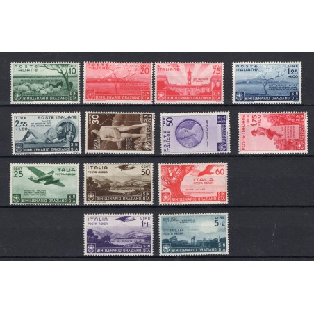 1936 Orazio, bimillenario della nascita. MNH n.398/5+A95/99 cat. 700