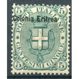 1893 Eritrea Stemma Sabaudo...