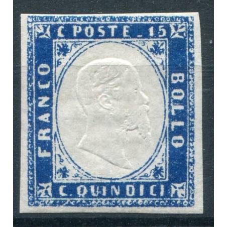 1863 Italia Vitt.Emanuele 2°, c.15 n.11 MNH bello