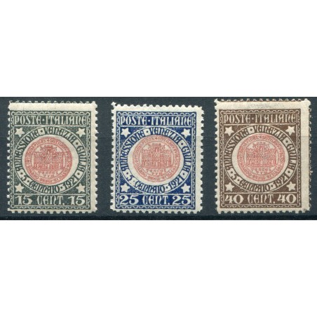 1921 Italia Annessione Venezia Giulia, n.113/15 MNH freschi