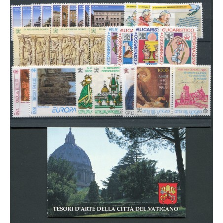 1993 Vaticano annata Cpl + n.1 libretto  MNH