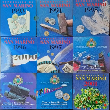 San Marino - Divisionali FDC 1972/2001 - Entra e guarda