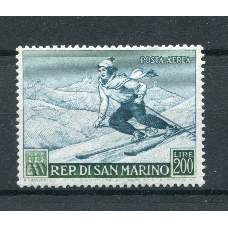 1953 San Marino Propaganda Sportiva Posta Aerea n. A111 MNh Ca. 115