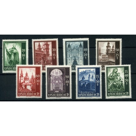 1948 Austria Cattedrale di Salisburgo n.755/62 MNH