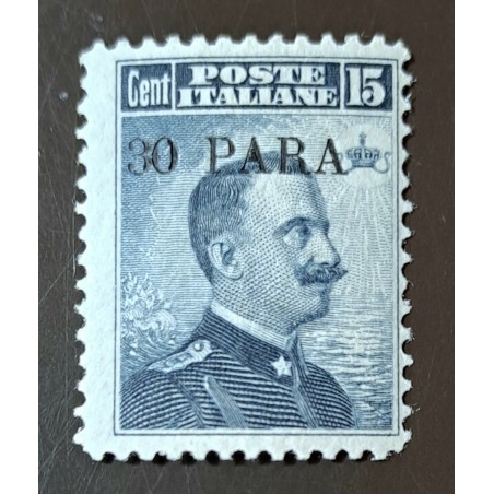 1908 Levante Costantinopoli 30P su cent. 15, n. 10 MH. Cat. 300