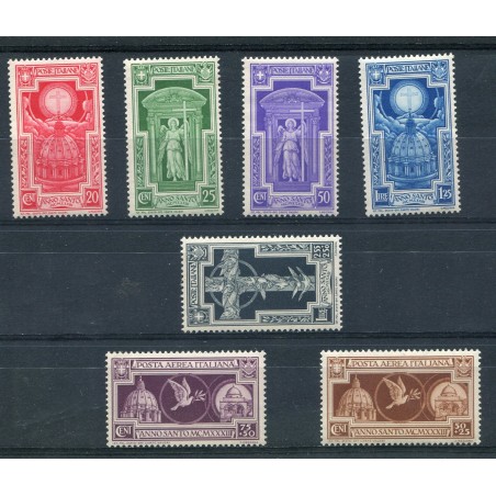 1933 Italia Anno Santo n. 345/49 + A54/55 MNH Cat. 175