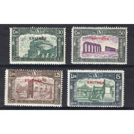 1930 Eritrea Milizia III° n. 170/73 MNH Cat. 1000